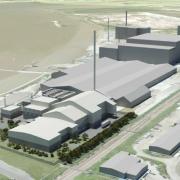 Coming soon? An image of the biomass plant planned for West Thurrock
