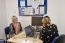 Two people in a Citizens Advice office. Credit: Citizens Advice South Essex