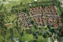 Aerial image shows how the homes will be built at the old Vange Water Works site in Fobbing