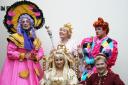 The cast of Cinderella at Grays Thameside Theatre.