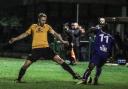 Unable to keep a clean sheet - East Thurrock United captain Ryan Scott Picture: JACQUES FEENEY