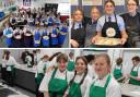 Pupils at Ormiston Academies across the UK during the record-breaking bake