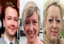 L-R: Tim Aker - UKIP, Polly Billington - Labour, Jackie Doyle-Price - Conservative MP
