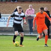 Suffered an injury setback - Tilbury's Lewis Smith Picture: MILLY MERCER