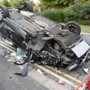 Crash - The Ford Kuga driven by James Madel that killed James Esah in a crash last year