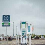 Charged up - New EV charging station opens at Moto Thurrock