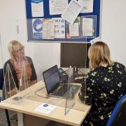 Two people in a Citizens Advice office. Credit: Citizens Advice South Essex