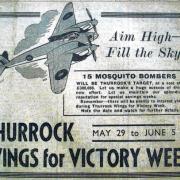 The ad for Wings for Victory week