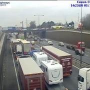 Tunnel closed after three lorry pile up at Dartford Crossing