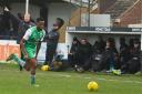 Gave Basildon United an early lead - Khadean Campbell Picture: MATTHEW THOWNEY