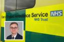 Tom Abell will become the new chief executive of the East of England Ambulance Service