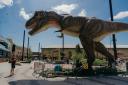 Shoppers visiting Lakeside were greeted by dinosaurs. mages: Be Inspired Media