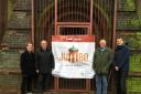 New website - charity trustrees Simon East, Andrew Crayston, Simon Hall, and Bill Hayton show off the new logo