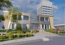 A CGI of the new-look entrance for Basildon Hospital