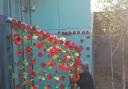 Gable Hall School has begun a stunning display in name of Remembrance Day