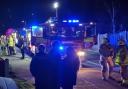 When firefighters arrived at 2.24am they found the first floor of the two storey house was 50 per cent alight. Picture: Essex Fire and Rescue Service