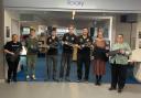 Services - Councillor Hartstean with staff from Every Child Online and Grays Library