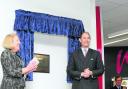 Angela O'Donoghue, Principal of South Essex College and HRH the Earl of Wessex