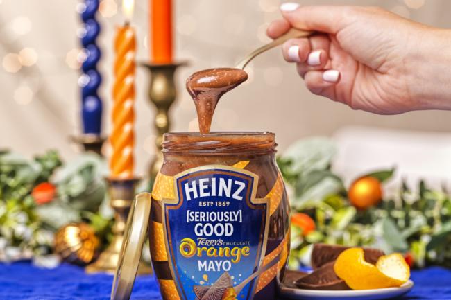 Heinz Chocolate Orange Mayo. Credit: Heinz/PA