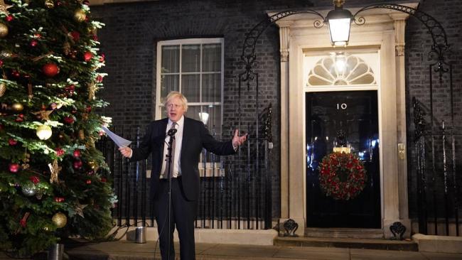 Boris Johnson makes decision on Christmas in UK amid rise in Omicron cases. (PA)