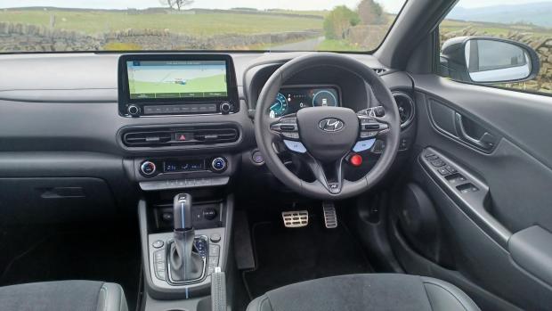 Thurrock Gazette: The Kona N's sporty interior is also appealing 