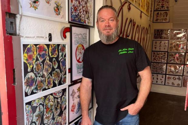 Twenty years a tattooist – Clive Harvey took over his own tattoo store in 2002
