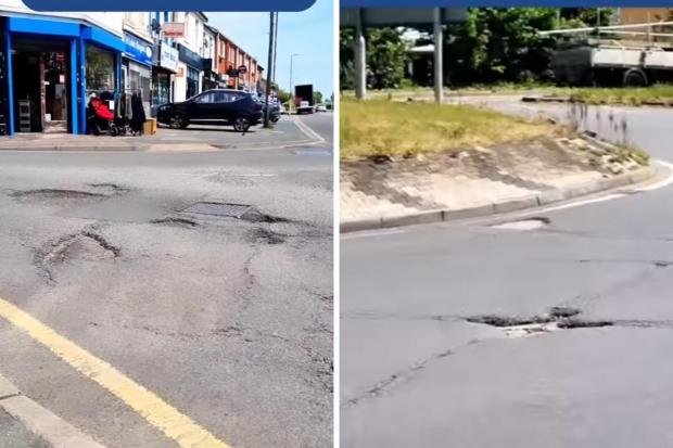 Potholes - Basildon last for repairs