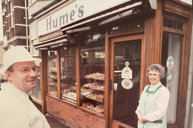 Thurrock Gazette: Ann and Dennis pictured outside Hume's