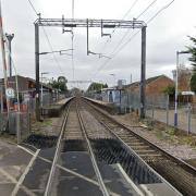 The incident happened between East Tilbury (pictured) and Tilbury Town stations