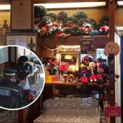 On display - The gollywog dolls at the White Hart