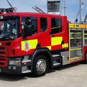 Firefighters tackled a smoke logged flat in Purfleet