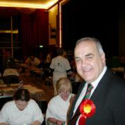 AT THE COUNT: Thurrock MP Andrew Mackinlay.