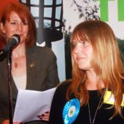 WINNER: Amanda Arnold smiles as she is selected to stand for Ockendon again.