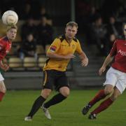 Back with a bang - East Thurrock United's Ryan Scott Picture: ANNA LUKALA