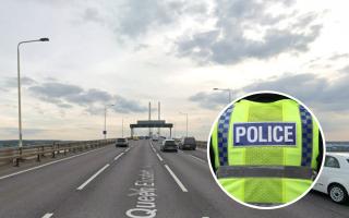 Update - Police have safely resolved the issue on the QE2 Bridge