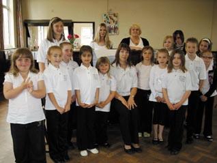 PERFORMERS OF NOTE: Youngsters from the Tip Toe Stage School at South Ockendon Village Hall.