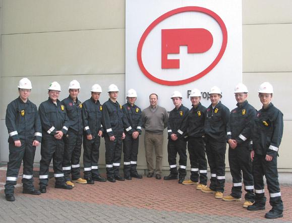 Petroplus apprentices sign up as four graduate