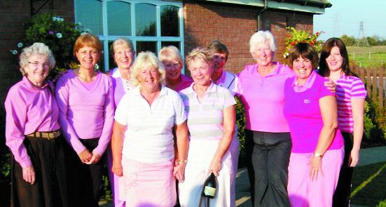 Belhus golfing ladies are in the pink
