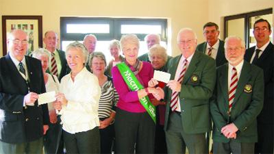 Golfers cheque in for lifesaving charities
